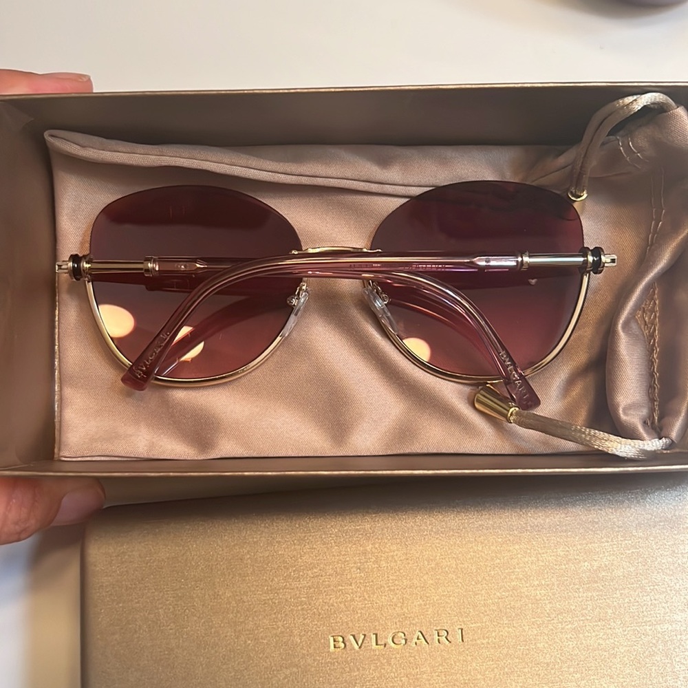 Bvlgari / Bulgari sunglasses - Rose gold/violet - Picture 13 of 13